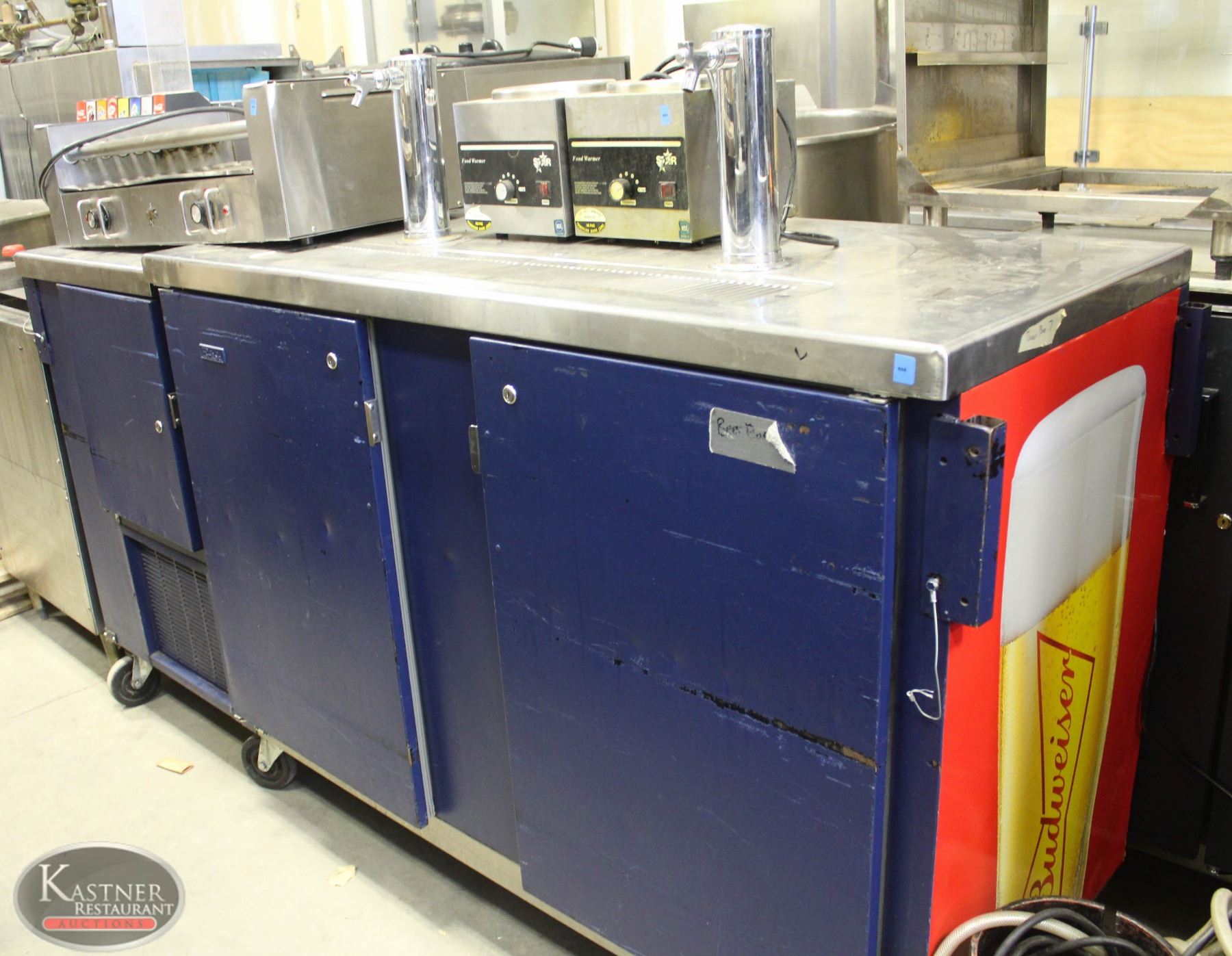R68) PERLICK 2 DOOR KEGERATOR COOLER W/ 2 TOWERS Kastner Auctions