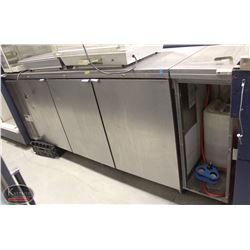 R124) PERLICK S/S 3 DOOR KEGERATOR COOLER MISSING