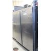 Image 1 : R55) FOSTER STAINLESS STEEL 2 DOOR FREEZER