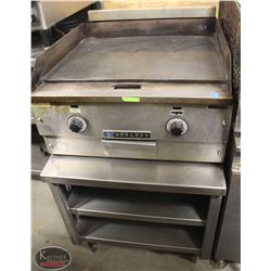 R20) GARLAND 24" GRIDDLE ON EQUIPMENT STAND W/