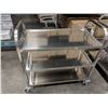 Image 1 : 33.5” X 17.6” STAINLESS STEEL BUSSING CART, OMCAN