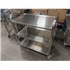 Image 1 : 29” X 15.75” STAINLESS STEEL BUSSING CART, OMCAN