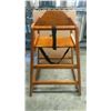 Image 1 : WALNUT HIGH CHAIR, JOHNSON-ROSE 4506