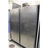 Image 1 : R58) FOSTER STAINLESS STEEL 2 DOOR FREEZER
