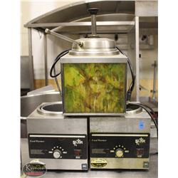 R66) LOT OF 3 STAR TOPPING WARMER & DISPENSER