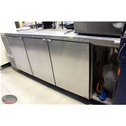 R95) PERLICK S/S 3 DOOR KEGERATOR COOLER *MISSING