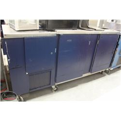 R119) PERLICK 2 DOOR KEGERATOR COOLER W/ 2 TOWERS