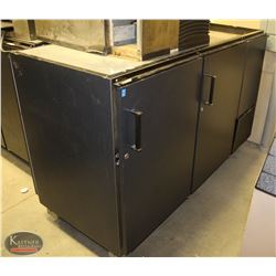 R140) PERLICK 2 DOOR PASSTHROUGH BACK BAR COOLER