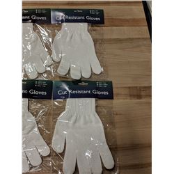 LARGE (10.25") CUT-RESISTANT GLOVES - LOT OF 2