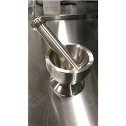 STAINLESS STEEL MORTAR AND PESTLE