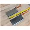 Image 1 : WOODEN HANDLE CLEAVERS - LOT OF 2
