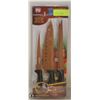 Image 1 : NEW COPPER CHEF 3PC KNIFE SET