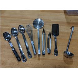 STAINLESS KITCHEN TOOLS SET-  9 PIECES