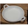Image 1 : 9.5OZ WHITE PORCELAIN CASSEROLE DISHES LOT OF 6