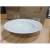 Image 1 : 12" WHITE PORCELAIN PASTA BOWLS,20OZ LOT OF 12
