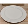 Image 1 : 11-7/8 WHITE PORCELAIN PLATES,INFINITY-LOT OF 12