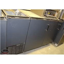 R142) PERLICK 2 DOOR PASSTHROUGH BACK BAR COOLER