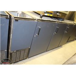 R148) PERLICK 3 DOOR PASSTHROUGH BACK BAR COOLER