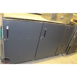R143) PERLICK 2 DOOR PASSTHROUGH BACK BAR COOLER