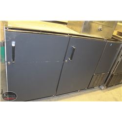 R145) PERLICK 2 DOOR PASSTHROUGH BACK BAR COOLER