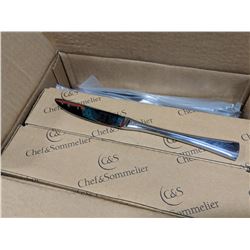 8-1/8" DESSERT KNIVES, EXTRA HEAVY -LOT OF 36