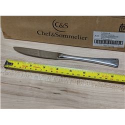 8-1/8" DESSERT KNIVES, EXTRA HEAVY -LOT OF 36