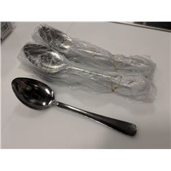 SS HEAVY WEIGHT TABLESPOONS, WINDSOR LOT OF 24