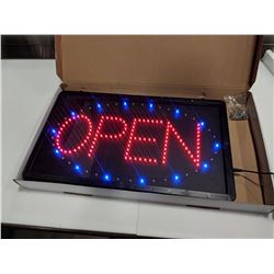 22" X 13" LED OPEN SIGN