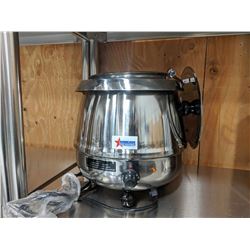 10L STAINLESS STEEL SOUP KETTLE WITH LID
