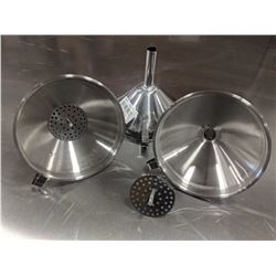 5" WIDE MOUTH FUNNEL, OMCAN 80415 - LOT OF 3