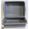 Image 1 : JOHNSON ROSE 36500 GREY TOTE BOX - LOT OF 2