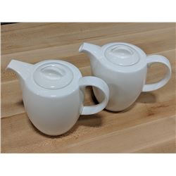 20OZ/600ML PORCELAIN COFFEE POTS - LOT OF 2