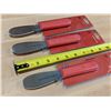 Image 1 : 3.5" SERRATED SANDWICH SPREADERS LOT OF 3