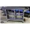 Image 1 : COMMERCIAL FOOD SERVICE CART W/ 1/2-SIZE BUN PANS