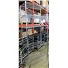 Image 1 : 3' CHROME-WIRE 5-TIER COMMERCIAL STORAGE RACK