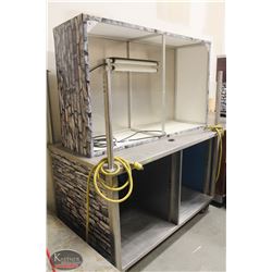 R164) MOBILE SERVICE COUNTER W/ LIGHT UP