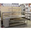 Image 1 : QUEST S/S MULTIPLE-TIER WORKTABLE W/ POT-RACK,