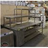 Image 2 : QUEST S/S MULTIPLE-TIER WORKTABLE W/ POT-RACK,