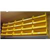 Image 1 : LOT OF 20 YELLOW PLASTIC STACKING STORAGE BINS