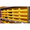 Image 1 : LOT OF 20 YELLOW PLASTIC STACKING STORAGE BINS