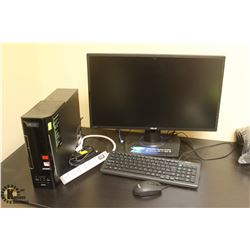 ACER COMPUTER W/ MOUSE & KEYBOARD & ASUS MONITOR