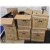 Image 1 : 3.5 BOXES OF 60ML BOTTLES W/ 2 BOXES OF LIDS &