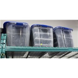 3 TOTES OF ASSORTED DROPPERS