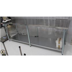 OMEGA STAINLESS STEEL TABLE W/ UNDER SHELF