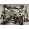 Image 1 : LOT OF STAINLESS STEEL UTENSILS INCL. SKIMMER,