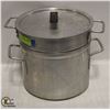 Image 1 : VOLLRATH 9.5L DOUBLE POTS WITH LID