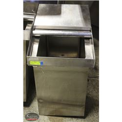 S/S DROP-IN ICE BIN / DEEP WELL DRAIN BASIN