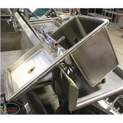 S/S COMBINATION SINK INSERT W/ DRAINPAN W FAUCET