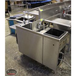 DUAL-COMBINATION SINK-CABINET W/ INSTANT HOT-WATER