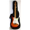 Image 1 : SAMICK SUNBURST ELECTRIC GUITAR WITH SOFT CASE.